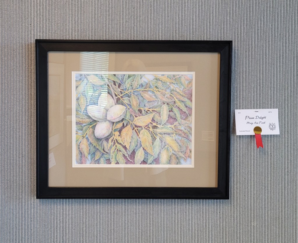 MaryAnn Ferstl "Pecan Delight" 2nd Place Colored Pencil