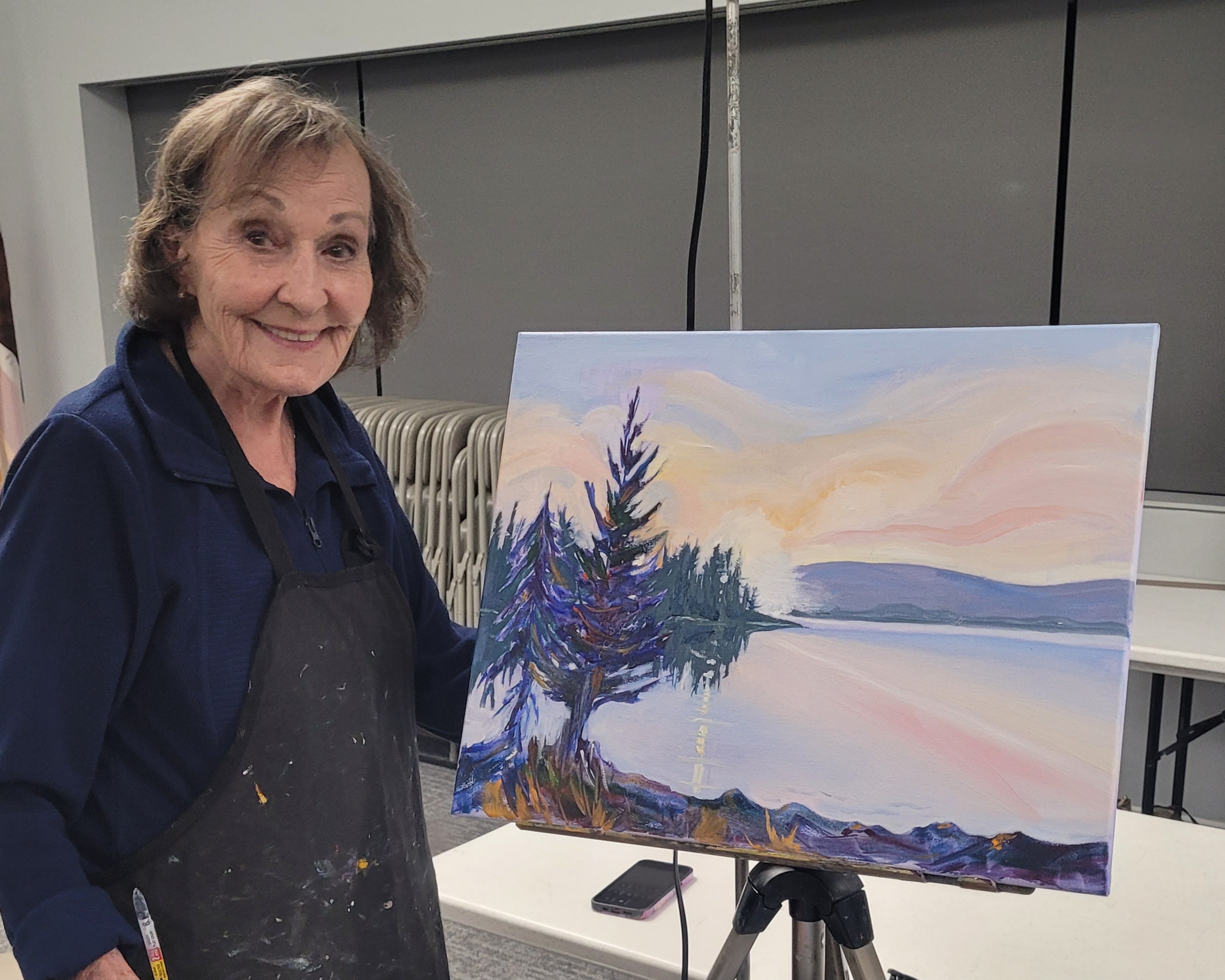 Sandy Kowallis  - March 11 Demonstration - Oil